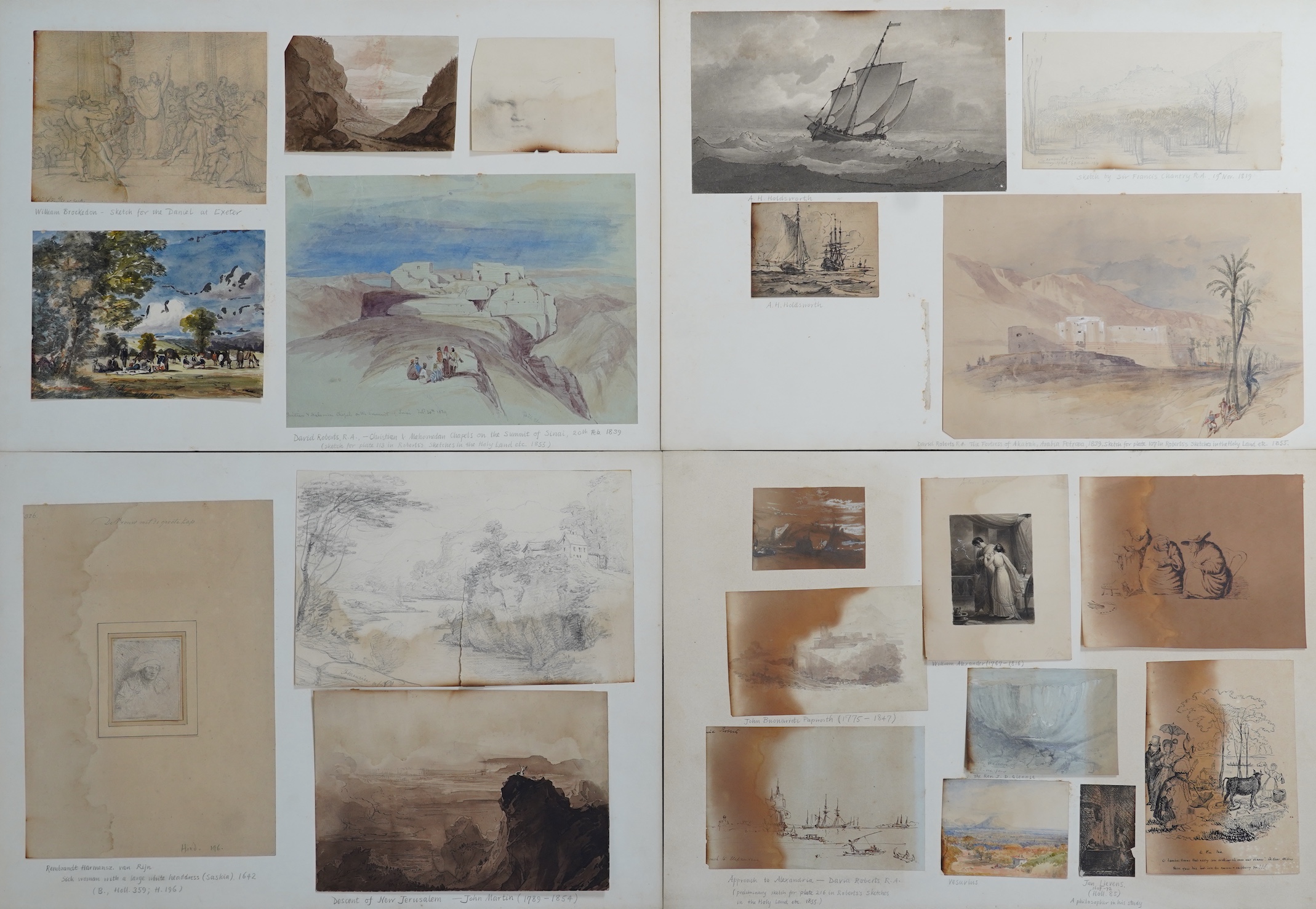 A quantity of unframed drawings, watercolours and prints